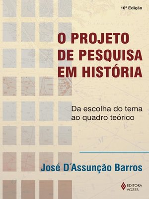 cover image of O projeto de pesquisa em história